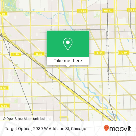 Target Optical, 2939 W Addison St map