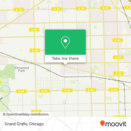 Mapa de Grand Grafix, 6336 W Grand Ave