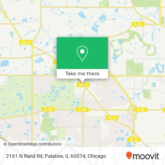 2161 N Rand Rd, Palatine, IL 60074 map