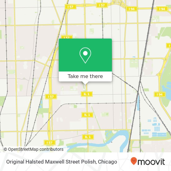 Original Halsted Maxwell Street Polish, 11656 S Halsted St map