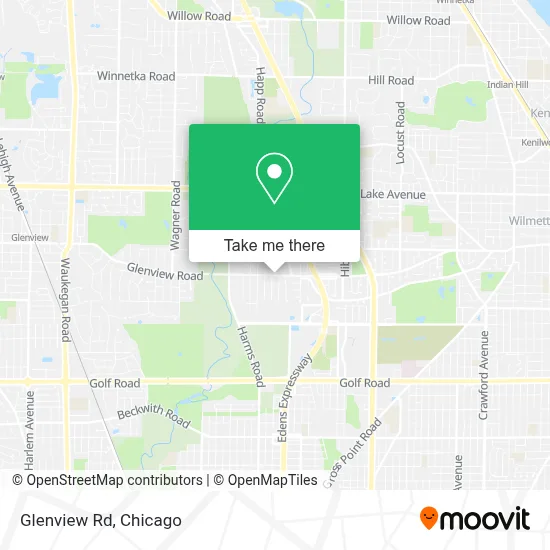 Glenview Rd map