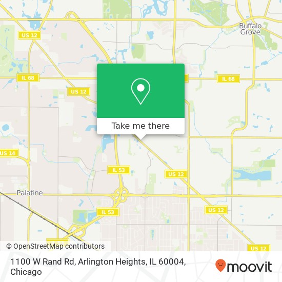 1100 W Rand Rd, Arlington Heights, IL 60004 map