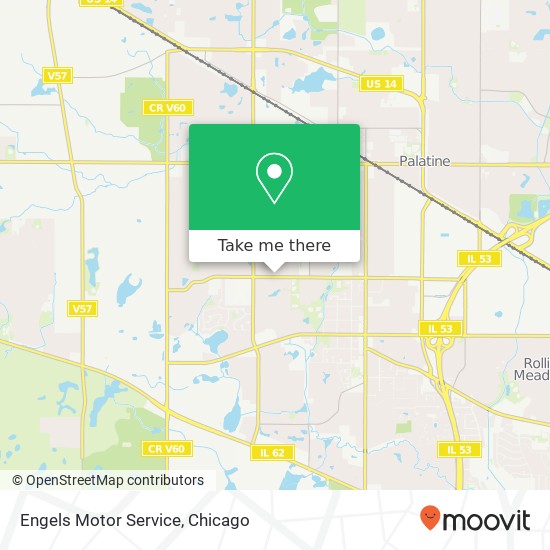 Mapa de Engels Motor Service, 688 W Illinois Ave