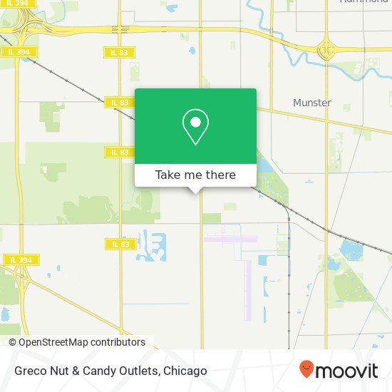 Greco Nut & Candy Outlets, 3153 191st Pl map