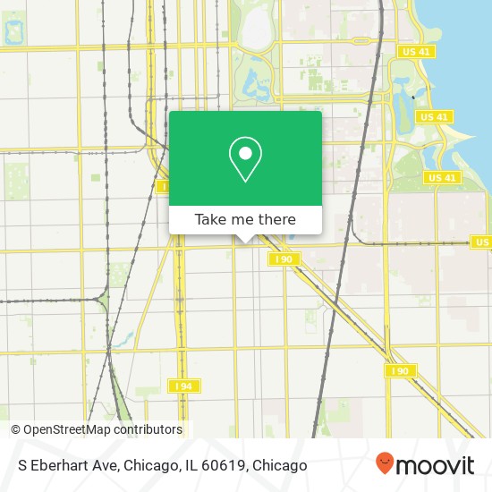 S Eberhart Ave, Chicago, IL 60619 map