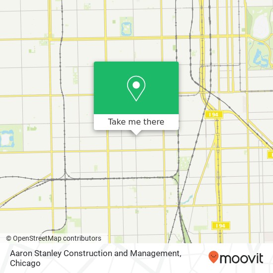 Mapa de Aaron Stanley Construction and Management, 1153 W 69th St