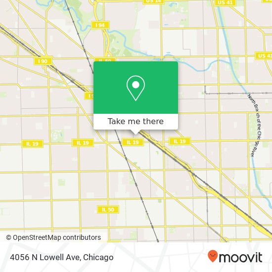 Mapa de 4056 N Lowell Ave, Chicago, IL 60641