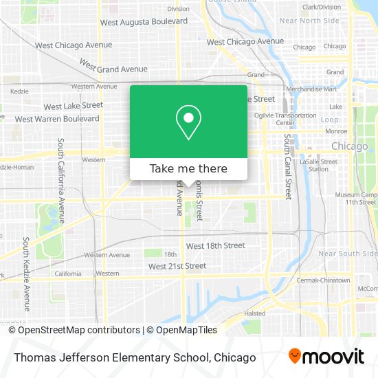 Mapa de Thomas Jefferson Elementary School