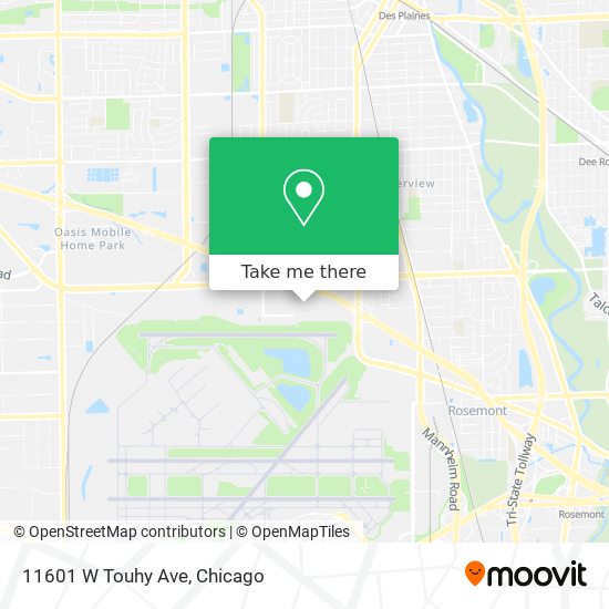 11601 W Touhy Ave map