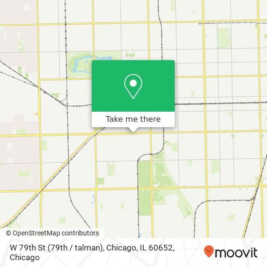 Mapa de W 79th St (79th / talman), Chicago, IL 60652