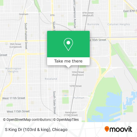 S King Dr (103rd & king) map