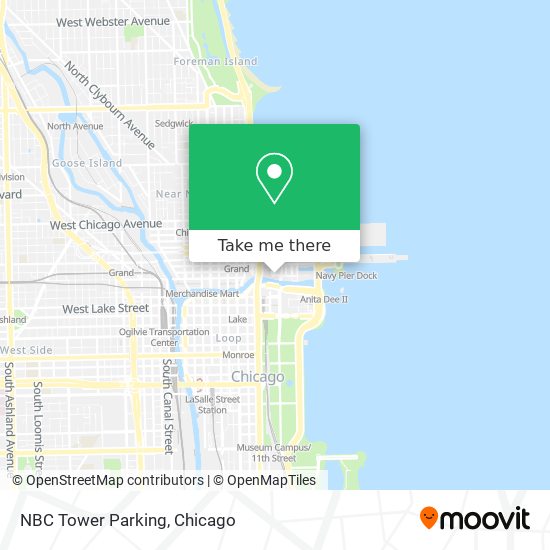 NBC Tower Parking map