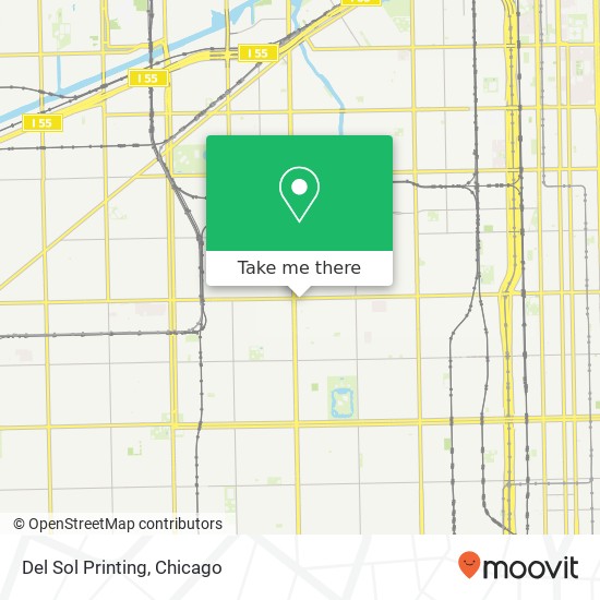 Del Sol Printing, 1539 W 47th St map