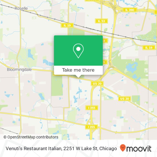 Venuti's Restaurant Italian, 2251 W Lake St map