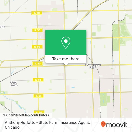 Mapa de Anthony Ruffatto - State Farm Insurance Agent, 3955 W 95th St