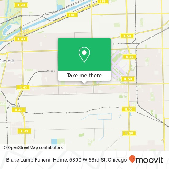 Mapa de Blake Lamb Funeral Home, 5800 W 63rd St