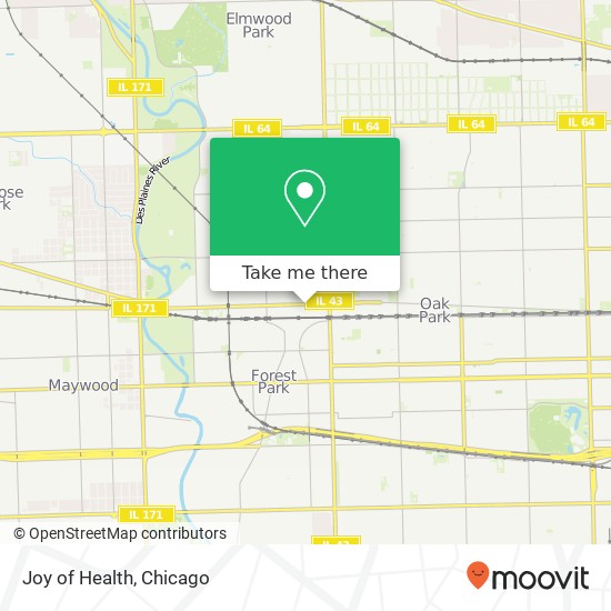 Mapa de Joy of Health, 7353 Lake St