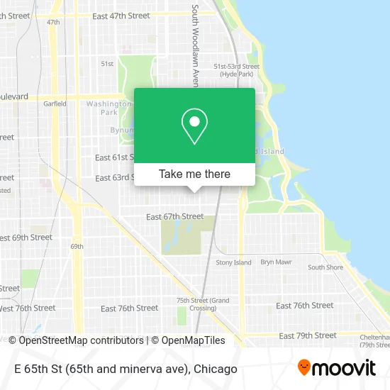 E 65th St (65th and minerva ave) map