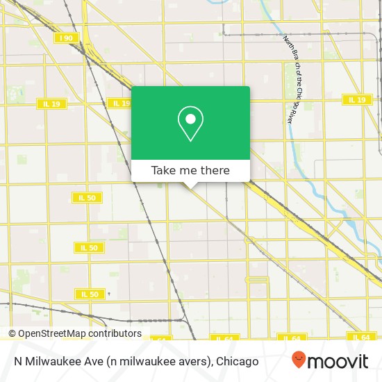 N Milwaukee Ave (n milwaukee avers), Chicago, IL 60618 map