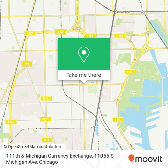 111th & Michigan Currency Exchange, 11055 S Michigan Ave map