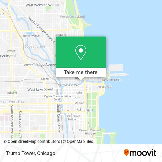 Trump Tower map