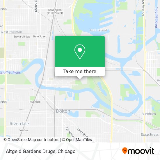 Altgeld Gardens Drugs map