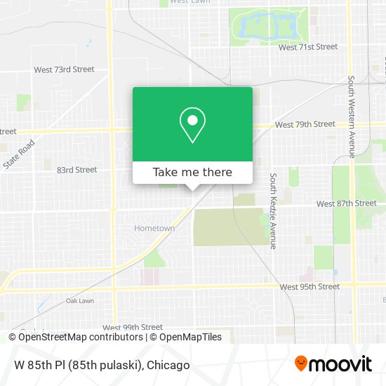 Mapa de W 85th Pl (85th pulaski)