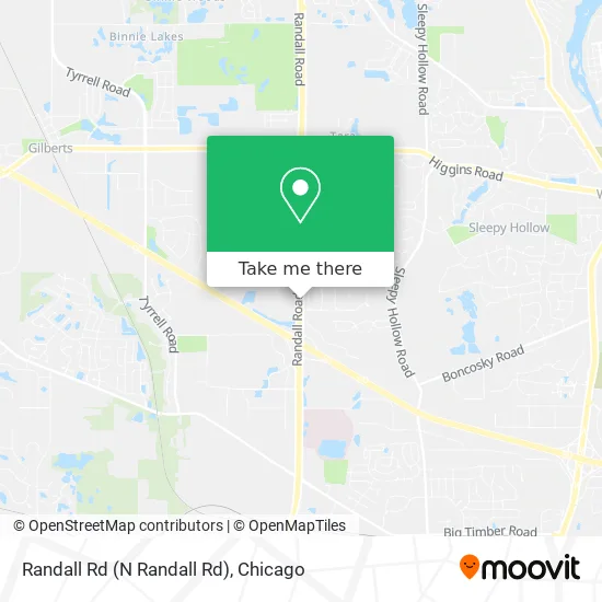 Randall Rd (N Randall Rd) map