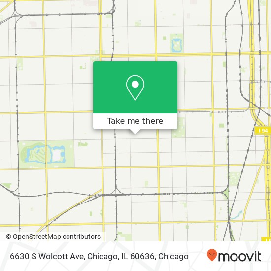 6630 S Wolcott Ave, Chicago, IL 60636 map