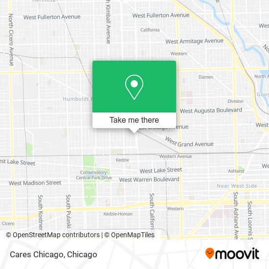 Cares Chicago map