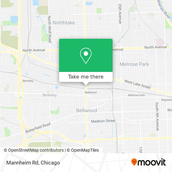 Mapa de Mannheim Rd
