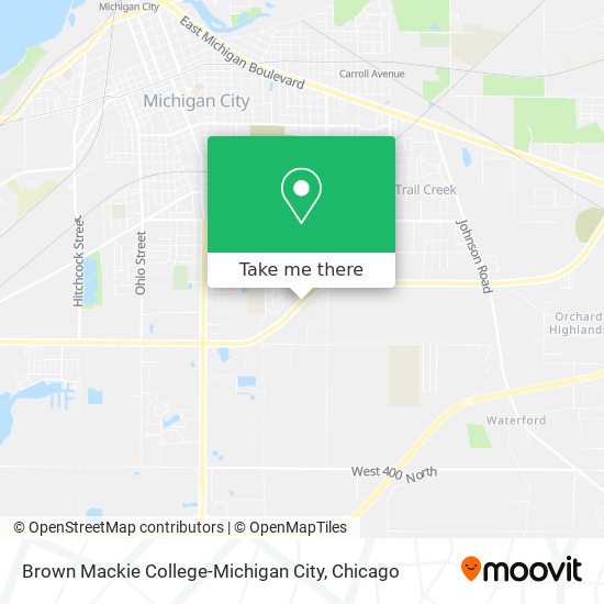 Mapa de Brown Mackie College-Michigan City