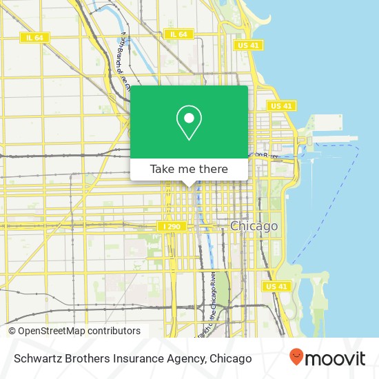 Mapa de Schwartz Brothers Insurance Agency, 500 W Madison St