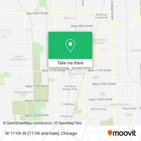 Mapa de W 111th St (111th and hale)