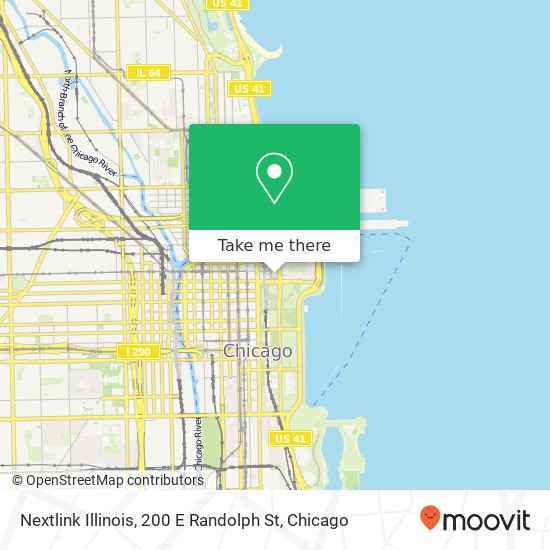 Nextlink Illinois, 200 E Randolph St map