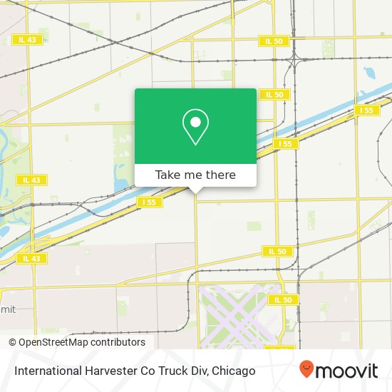 Mapa de International Harvester Co Truck Div, 4655 S Central Ave