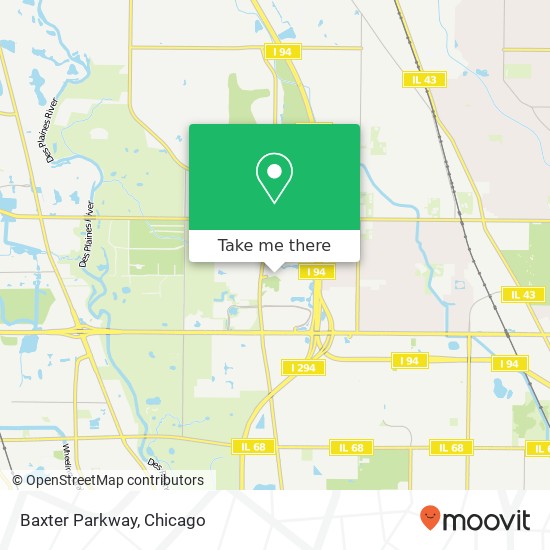 Mapa de Baxter Parkway