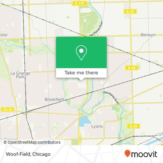 Mapa de Woof-Field, 3300 Golf Rd
