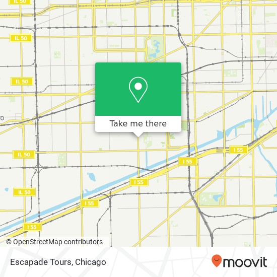 Mapa de Escapade Tours, 2807 S Kedzie Ave