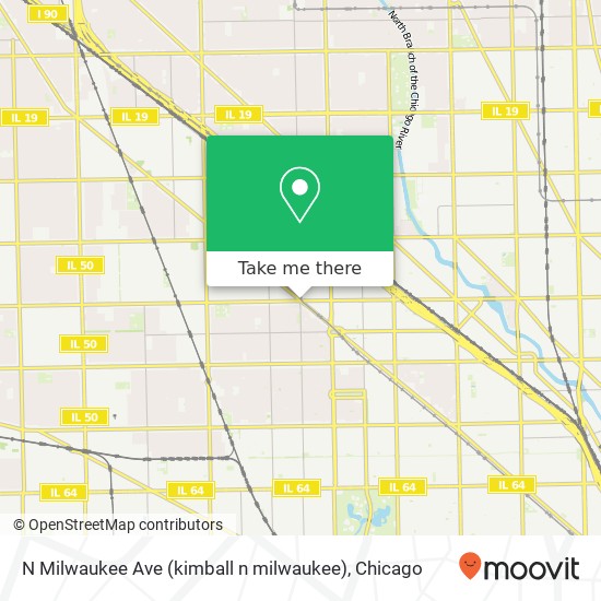 N Milwaukee Ave (kimball n milwaukee), Chicago, IL 60618 map