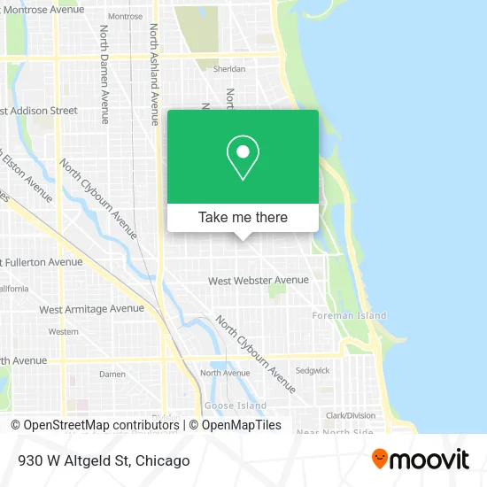 930 W Altgeld St map