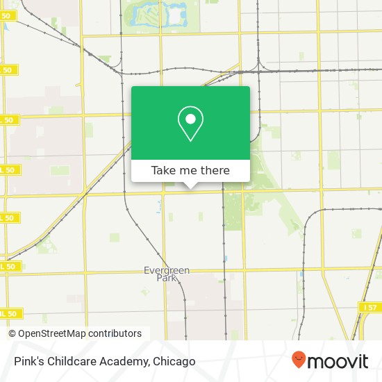 Mapa de Pink's Childcare Academy, 2914 W 87th St