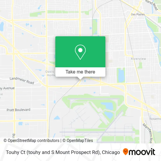 Touhy Ct (touhy and S Mount Prospect Rd) map
