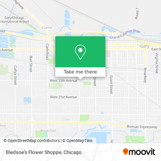 Bledsoe's Flower Shoppe map