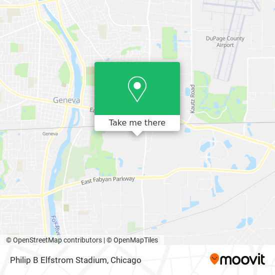 Philip B Elfstrom Stadium map