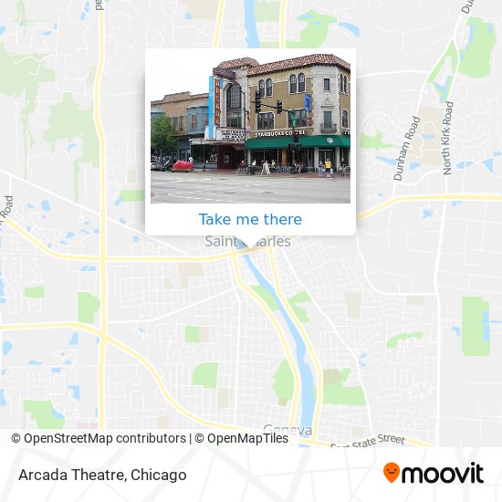 Arcada Theatre map