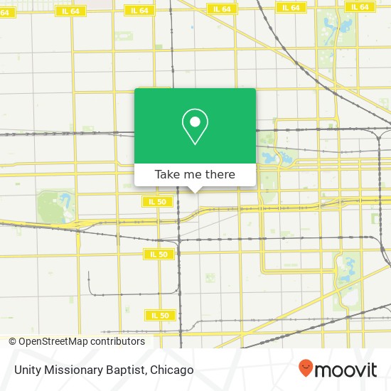 Mapa de Unity Missionary Baptist, 4416 W Gladys Ave