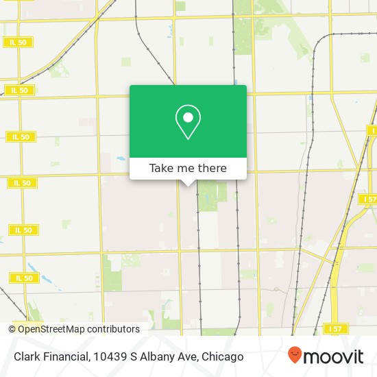 Clark Financial, 10439 S Albany Ave map