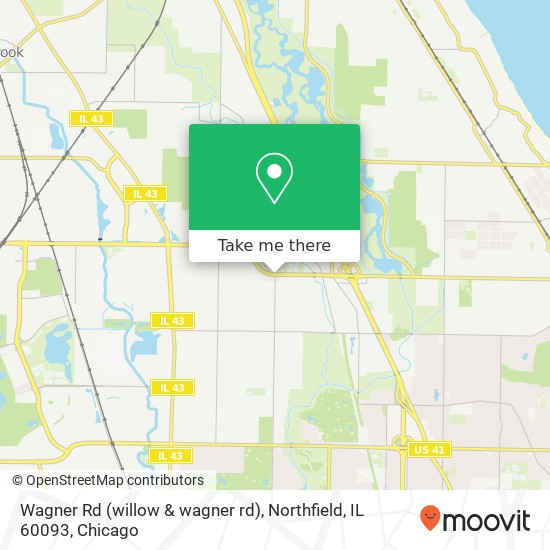 Wagner Rd (willow & wagner rd), Northfield, IL 60093 map