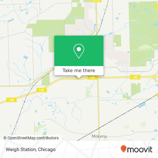 Mapa de Weigh Station, Mokena, IL 60448